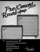 Fender Concert-Reverb - Owners Manual